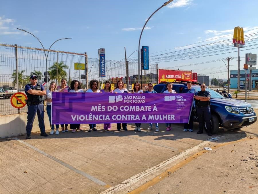 Nova Odessa leva para as ruas mensagem de conscientização sobre a violência contra a mulher