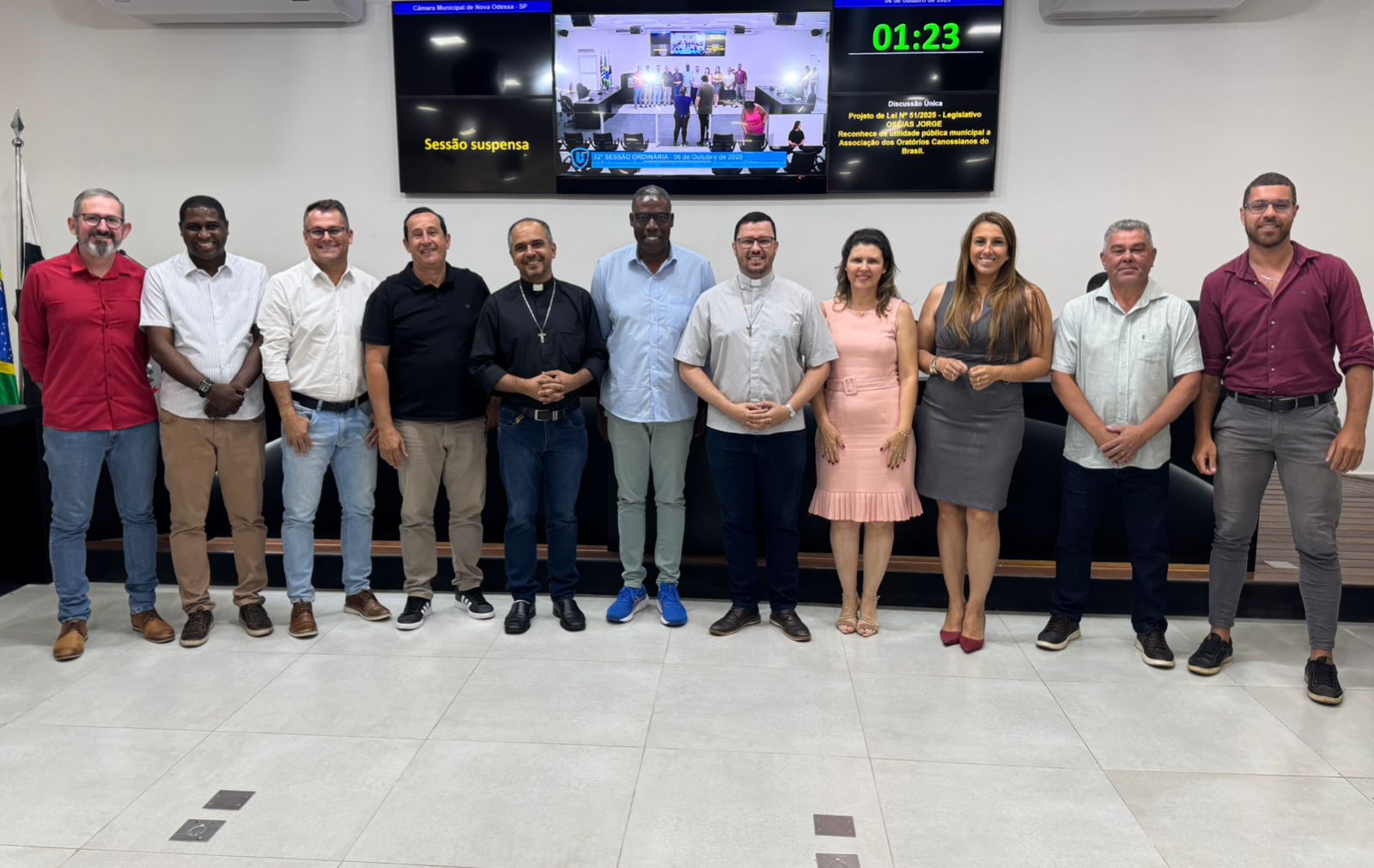 Câmara aprova por unanimidade projeto de Oséias Jorge que reconhece utilidade pública do Oratório Canossiano em Nova Odessa 